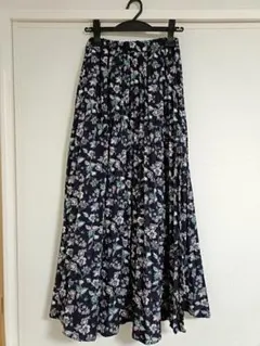 ♡fifth♡ フラワープリントロングスカート