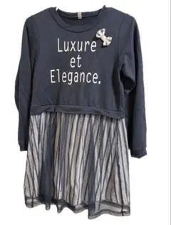 ネイビー長袖ワンピース 150サイズ