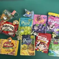 お菓子　リングガチャ　12点セット　まとめ売り　ミニチュア食品系　ミニチュア