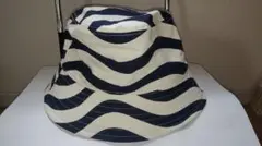 【新品未使用タグ付】 ユニクロ　マリメッコ　UVカットバケットハット　ネイビー