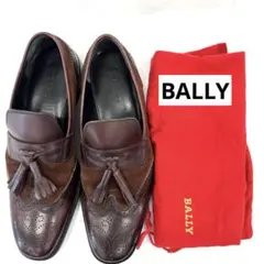 貴明様　専用　BALLY ウイングチップ タッセルローファー 茶 25.5✨のサムネイル