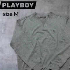PLAYBOY スウェット グレー 新品タグ付 未使用 Lのサムネイル