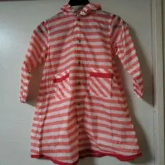 【美品】ラブアンドピースアンドマネー 女の子 レインコート 110〜120cm