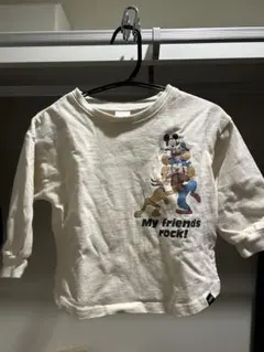 ミッキーマウス 長袖カットソー 100