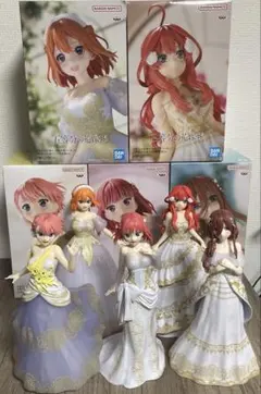 【5体セット】中野一花・二乃・三久・四葉・五月アニメ原画展ver【五等分の花嫁】