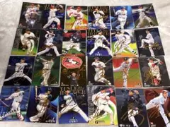 早い者勝ち‼️プロ野球金箔サイン２４枚セット‼️