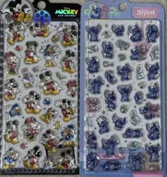 ボンボンドロップシール ディズニーシリーズ ミッキー スティッチ エンジェル他