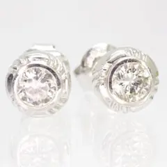 Tiffany バイザヤード ダイヤモンド ピアス フクリン留め - メルカリ