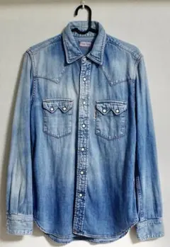 【美品】BLUE BLUE ブルーブルー ウエスタンデニムシャツ 日本製