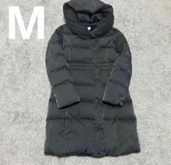 INDIVI インディヴィ ダウンコート グレー ロング丈 フード付　ショールM