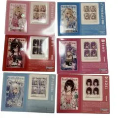 【全6種コンプ】ホロライブ ローソン限定 クリアシートステッカー フルセット