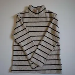 ZARA ボーダートップス　ニット　タートル