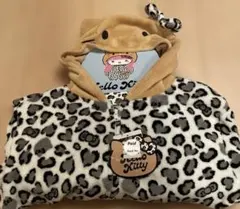 【新品タグ付】 日焼けキティ ヒョウ柄 ルームウエア 着ぐるみ Mサイズ