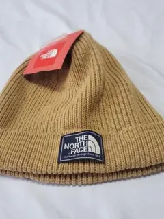 [新品未使用] THE NORTH FACE ニット帽 ベージュ