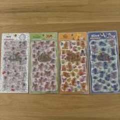 正規品　新作ディズニー　プチドロップステッカー　プチドロ　4種セットDisney