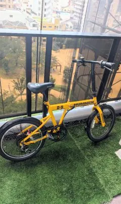 HUMMER 折りたたみ自転車 イエローのサムネイル