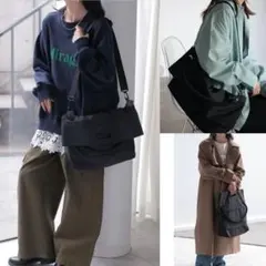 ロープハンドル デザイン 4way ショルダーバッグ