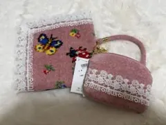 フェイラー　近沢レース　ポーチ　ハンカチ　セット