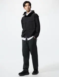 ［新品未使用］新作 ユニクロ ウルトラストレッチアクティブテーパードパンツ丈長め