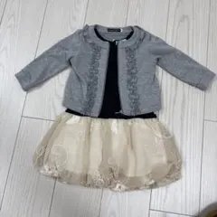 半袖ワンピースとジャケットセット　セレモニー