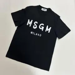 MSGM ブラック プリント Tシャツ　Mサイズのサムネイル
