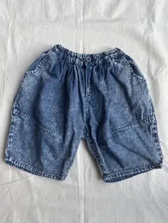 birthday バースデイ manina デニムハーフパンツ　七分　110