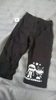 アンパンマン×バイキンマン美品長ズボンロングパンツ黒
