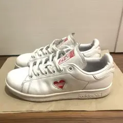 アディダス スタンスミス ハート 白赤 22.5cm