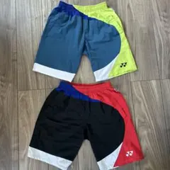 ヨネックス バドミントンパンツ カラーブロック　ハーフパンツ