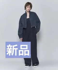 roku新品⭐️ロクナイロンステッチブルゾンショートジャケットアウター羽織レジャーのサムネイル