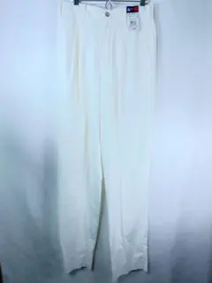 le coq sportif ゴルフパンツ 白 タグ付 裾長め