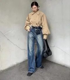 SLY トレンチコート　CROP VOLUME TRENCH ジャケット