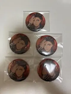 ジャミル ツイステ　ブレイジングジュエル　 缶バッジ 5点