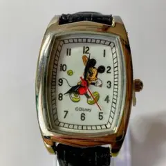 オトナミューズ ミッキーマウス ヴィンテージ調腕時計 テニスデザイン