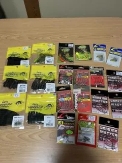 バス釣り引退セット ワーム ゲーリーヤマモト デプス deps シーガーR18