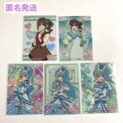 わんだふるぷりきゅあ　クリアカード　コレクションガム　まゆ　キュアリリアン　5枚