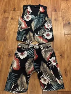 schott 花柄セットアップ