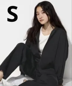 【美品】UNIQLOドライスウェットリラックスパーカ