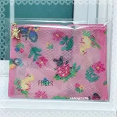 新品未使用タグ付】FEILER フェイラー ハイジ メッシュ 巾着袋 ピンク