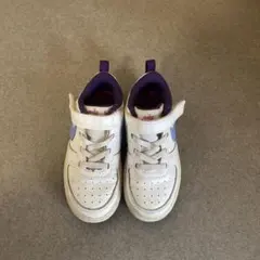 Nike ホワイト/パープル スニーカー(15cm)