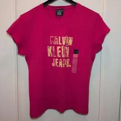 【未使用】Calvin Klein Jeans Tシャツ 赤 Lのサムネイル