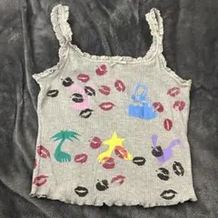 LOVE BOAT タンクトップ スパンコール トゥイーティー グレー swag 