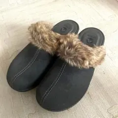 【廃盤品】クロックス コブラー 23 スエード調 ファー サボサンダル