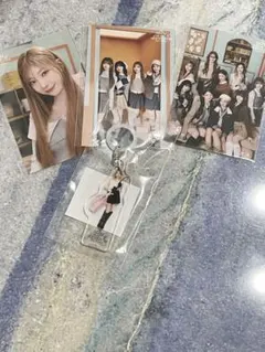 NiziU オンラインくじ　めじるしチャーム　ステッカー　マユカ　セット