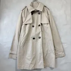 ナチュラルビューティーベーシック L トレンチコート アウター コットン 春物