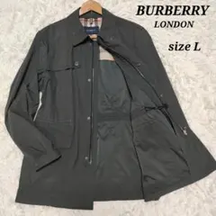 バーバリーロンドン コート　ノバチェック　メンズ　L