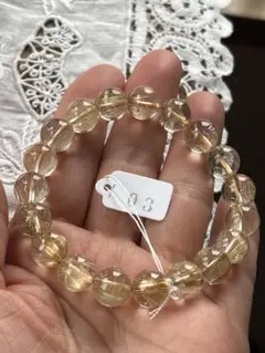 ゴールドタイチンルチルクォーツ ブレス10.7mm