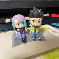 サイバーパンクエッジランナーズ　ルーシーとデイビットフィギュア