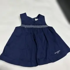 美品YUMI KATSURA桂由美ベビーワンピース 90cm紺フォーマルのサムネイル
