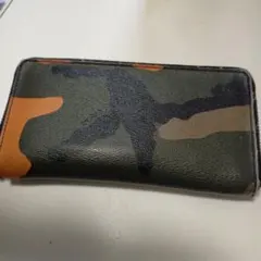 COACH コーチ　メンズ　長財布　カモフラージュ